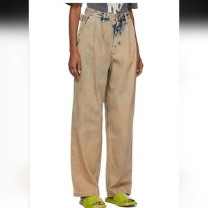 Free People The Open Product Tie Dye Denim Pants Size 2=28